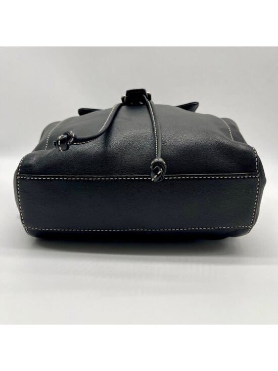 Coach Black Leather Backpack 9569